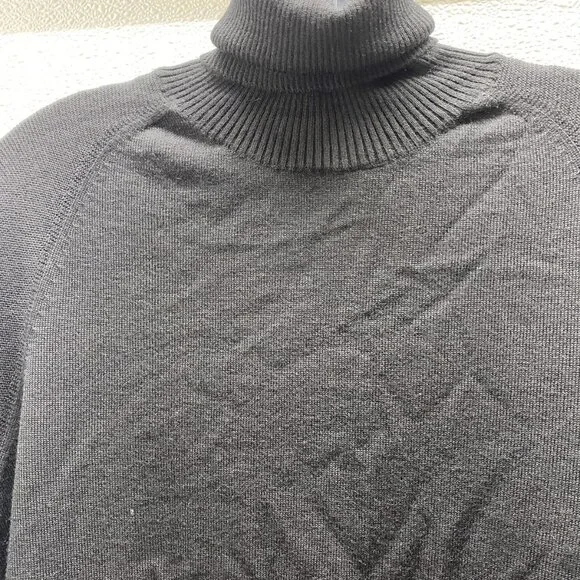 SEASE Men’s Whole Lightweight 100% Wool Turtleneck Sweater